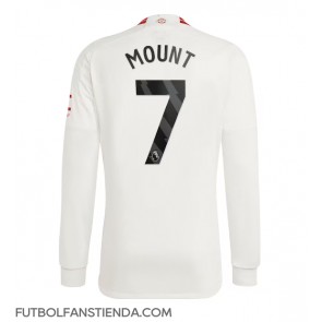 Manchester United Mason Mount #7 Tercera Equipación 2023-24 Manga Larga